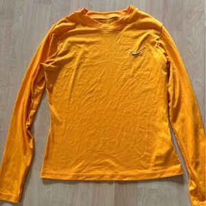 Nike Orange Long Sleeve Shirt